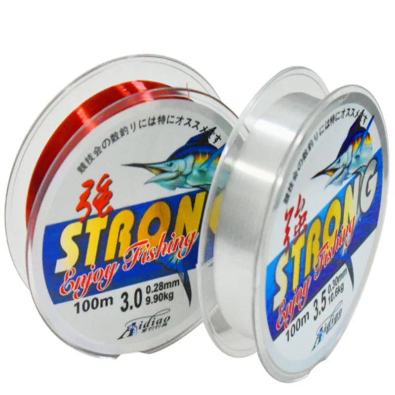 High Quality100M Nylon Fishing Line Super Strong Japan Monofilament Fishing Line Bass Carp Fish Fishing Accessories