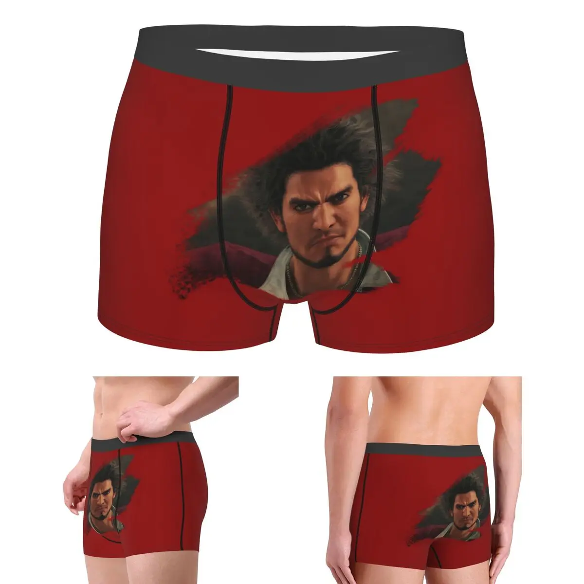 

Boxer Underpants Shorts Ichiban Kasuga - Yakuza Panties Male Soft Underwear for Homme Man Boyfriend Gift