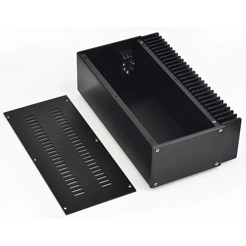 Full Aluminum Single-Side Heatsink Chassis BZ1809 Separate Amplifier Enclosure 120x84x300mm