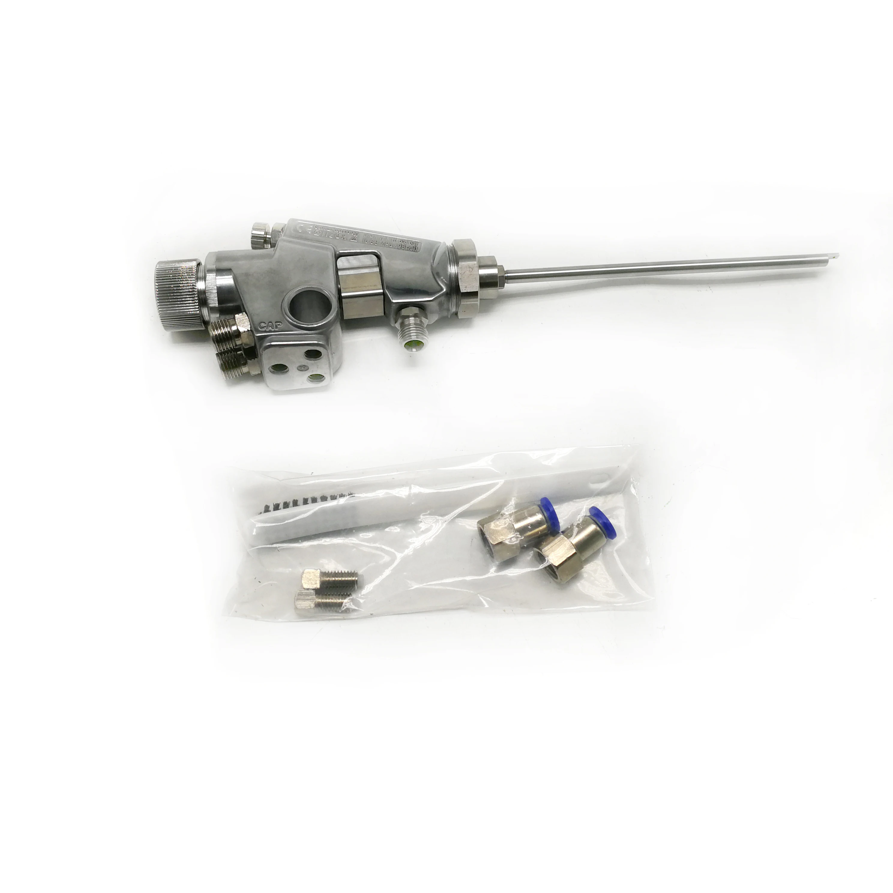 2 Pcs WA-101 2000 mm length 360 degree spray automatic gun with Long Handle for Interior Surfaces