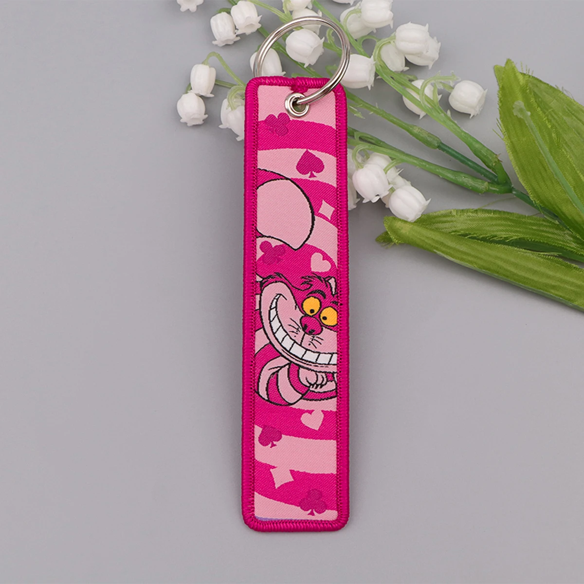 Lovely Squirrel Embroidery Key Fob Cartoon Keyring For Motorcycles Cars Backpack Keychain  Accessories Fashion Gifts for Friends view 6