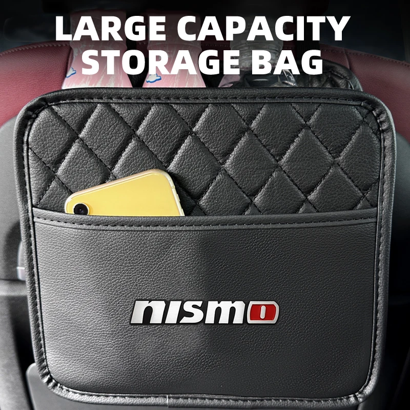 حقيبة تخزين معلقة للمقعد الخلفي للسيارة ، إكسسوارات سيارات ، نيسان نيسمو قاشقاي J10 Juke Micra Leaf Sentra patroy61 Note
