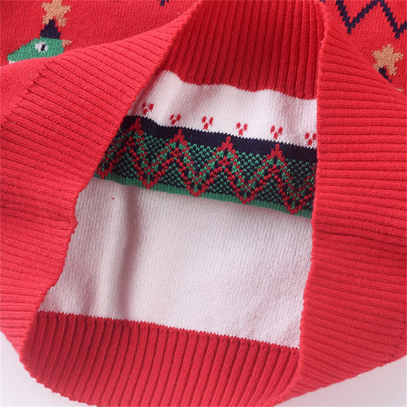 New Christmas Kids Classic Sweater Casual Baby Warm Elk Santa Claus Printed Knitted Kids Sweater Boys Girls Xmas Tree Pullovers