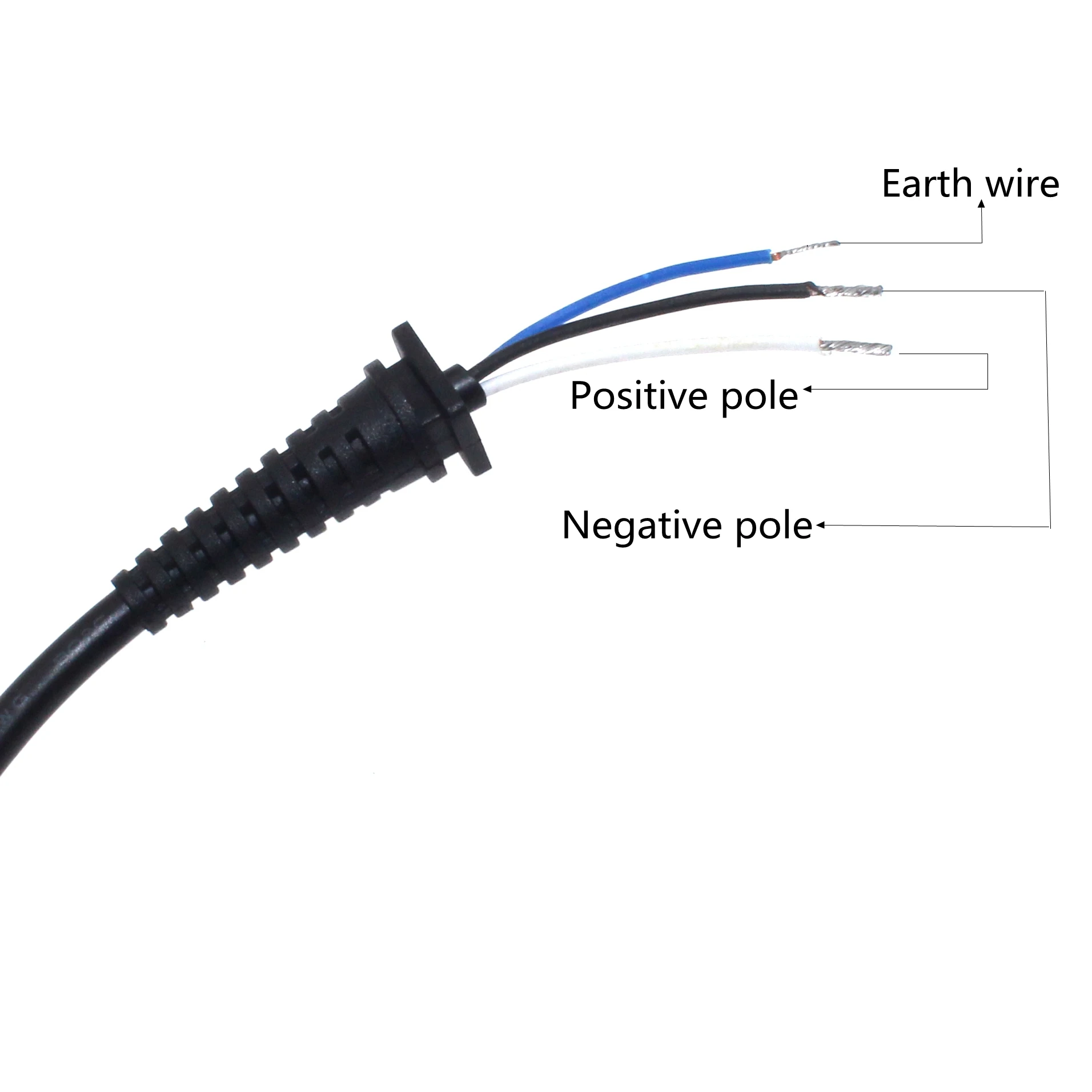 Cable de enchufe de cargador de corriente CC, conector azul con Pin para adaptador de portátil Hp de 4,5 V, 3.33A, 4.62A, 3,0x4,5, 3,0x19,5mm