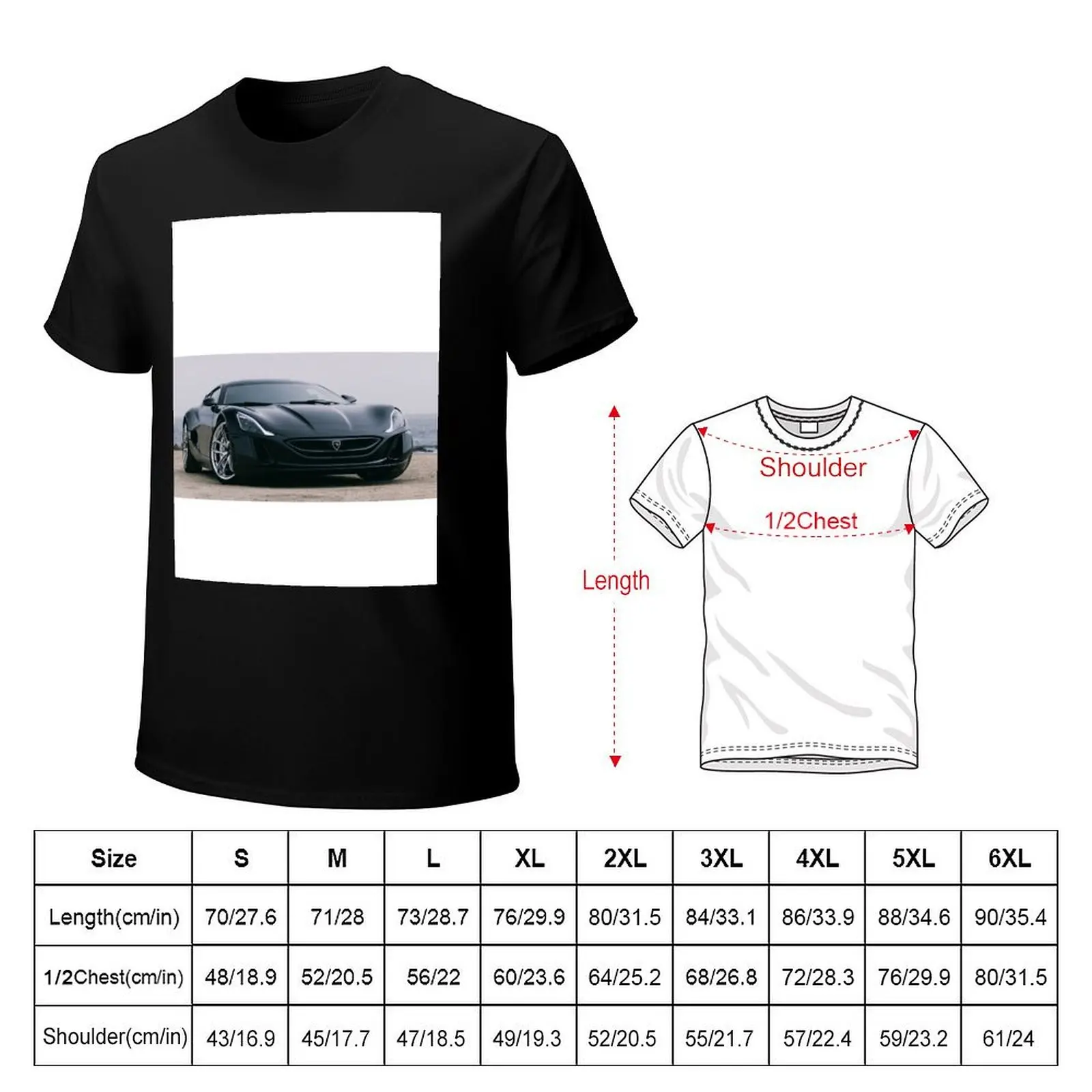 Rimac Concept_One T-Shirt t shirt custom print T-Shirt
