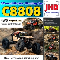 JHD for JJRC C8808 4WD RC Crawler 2.4G Remote Control Vehicle 1/18 Rock Car Off-road Electric Simulation Climbing Car Toys
