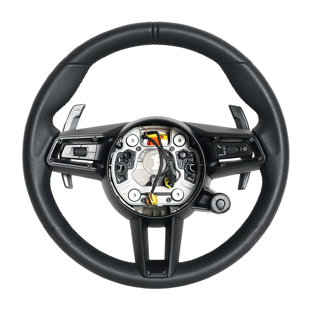 Custom High Quality Leather Steering Wheel 911/718 992 991.2  2010-2021 Upgraded