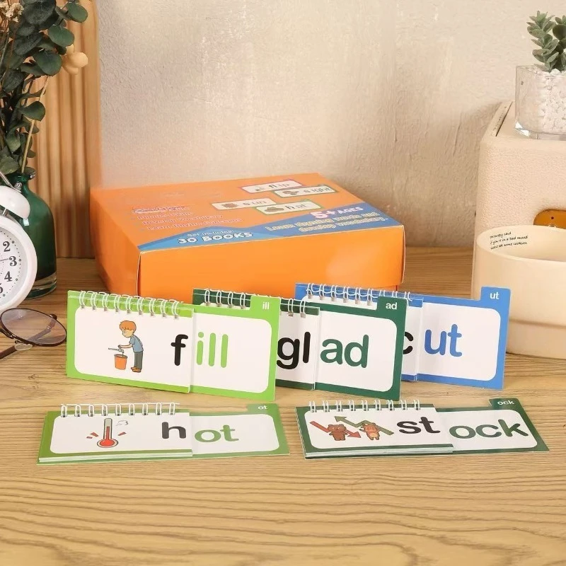 

Reading Rhymes Flipping Books Early Education Learning Flashcards Children's Learning Supplies Multiple Contents Clear Printing