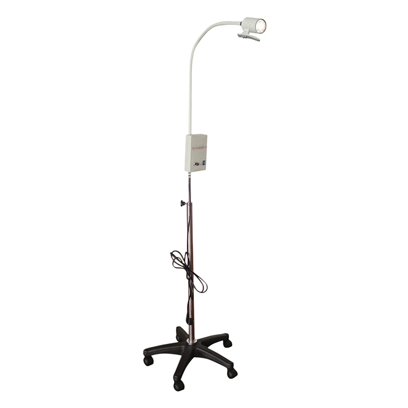 Medical Mobile Portable Floor Stand Hospital Medical Gooseneck 3w Clinic Gynecology Led Examination Light/lamp