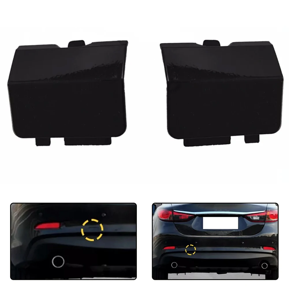 Tow Hook Hole Eye Cover Rear Bumper Tow Hook Cover Vehicle Maintenance Cost-effective Solution Easy Installation