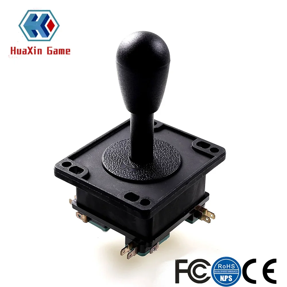 American Style Arcade Joystick Parts Kit, DIY Kit with 8 way Joystick HAPP Push Buttons for Arcade Machine, Mame Jamma PC game