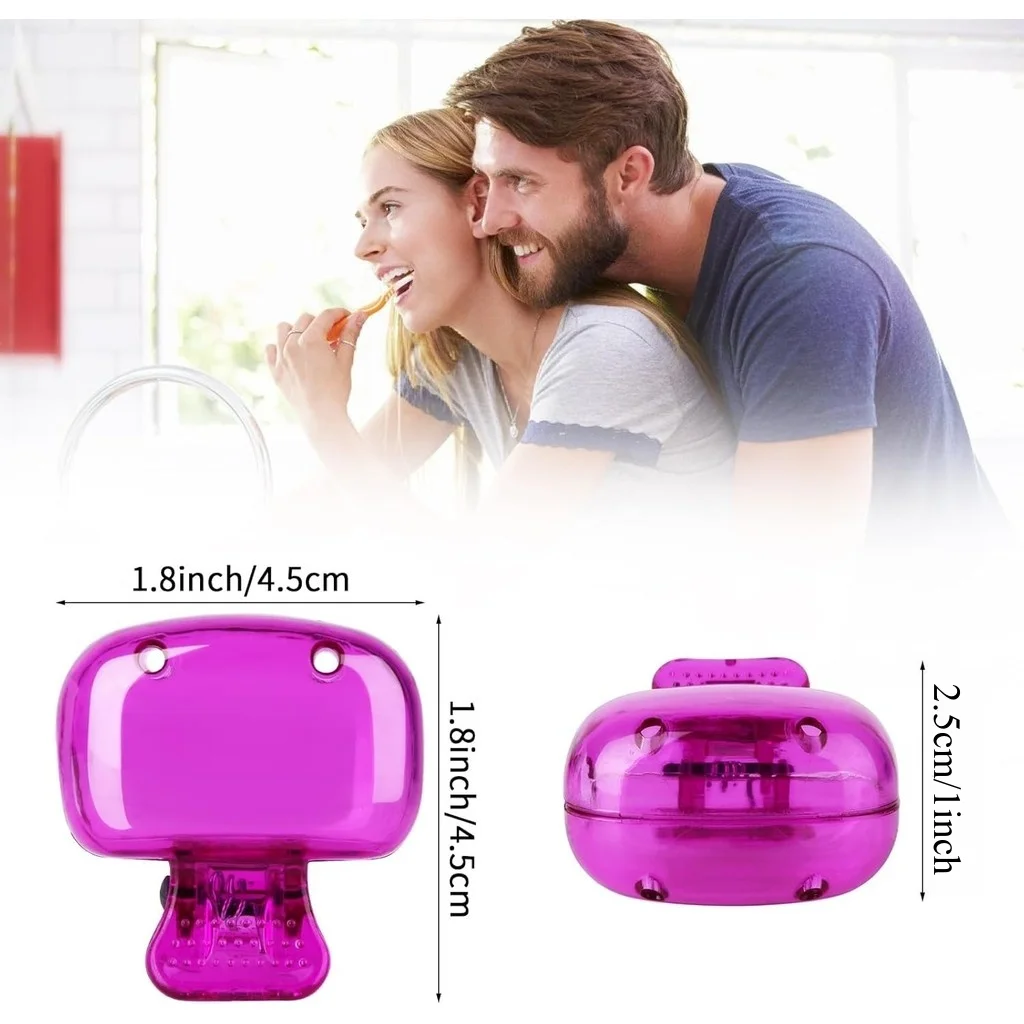 2/4 قطعة فرشاة الأسنان السفر فرشاة الأسنان حامي غطاء فرشاة جراب حالة المحمولة مشبك من البلاستيك للمنزل السفر والتخييم والمدرسة والأعمال #3