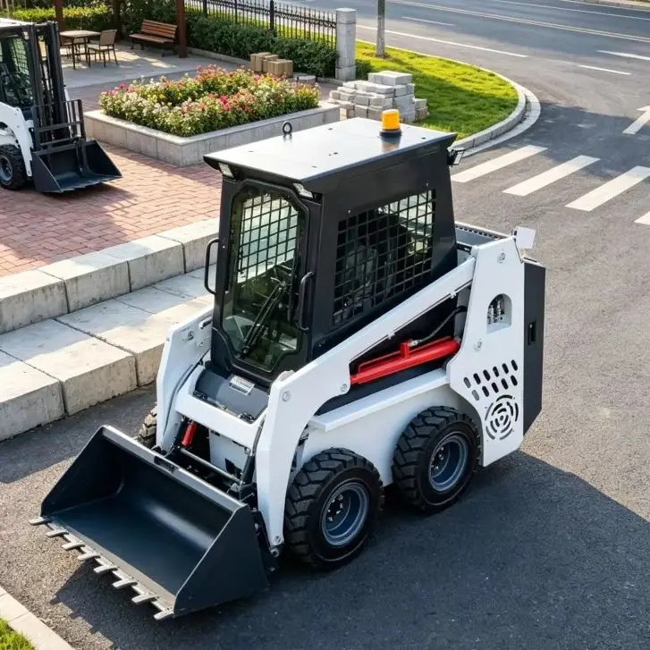 Customized Small skid steer loader, handling loader, recommended ride-on skid steer loader, bestselling loading machinery