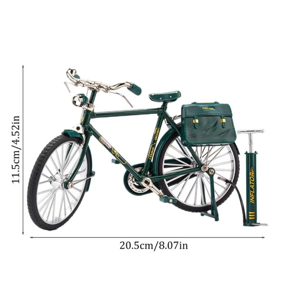 Figurine Mountain Bike Toy Diecast Alloy Vintage Bicycle Model Retro Bicycle Toys Simulation Bicycle Retro Bicycle Model Toy