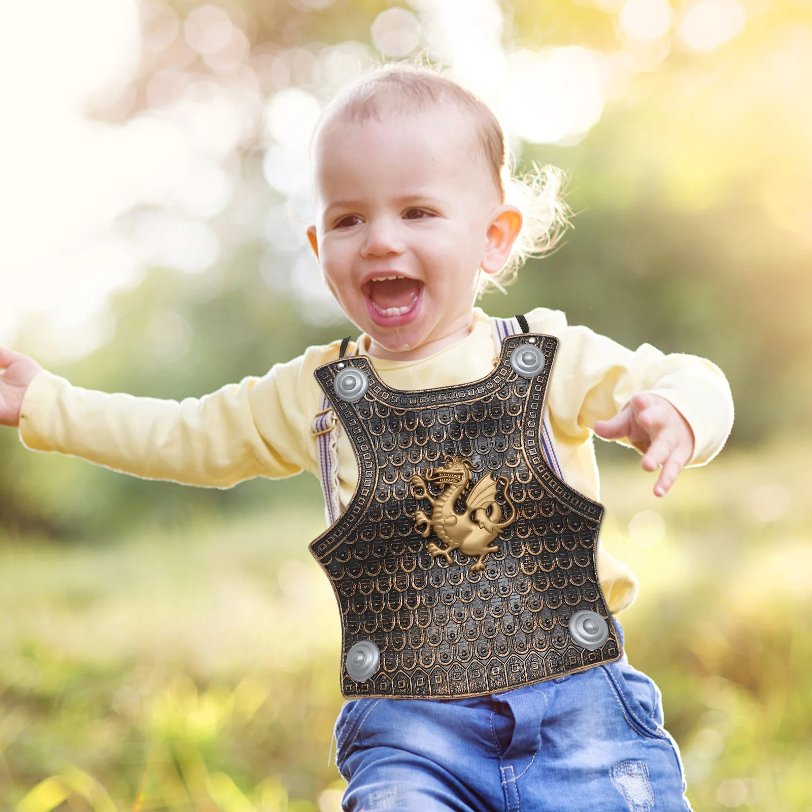 Kinder-Brust-Kunststoff, hochwertiges, langlebiges Cosplay-Kostüm für Jungen 8–12, Partyzubehör, Rüstungen für Kinder