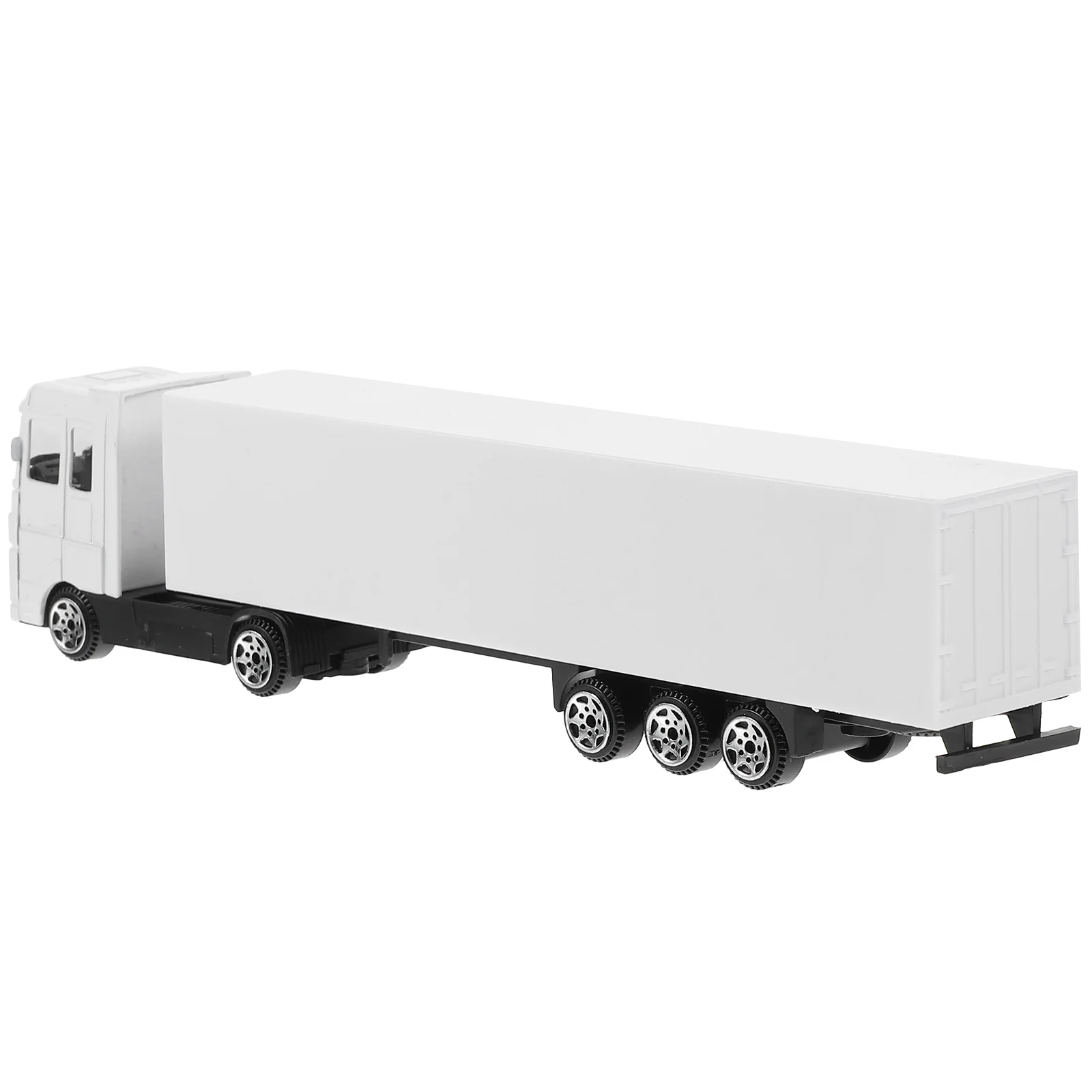 Semi Truck Toys Boys Alloy Large Truck Model Plaything Simulation Container Car Pull Back With Light Engineering Transport