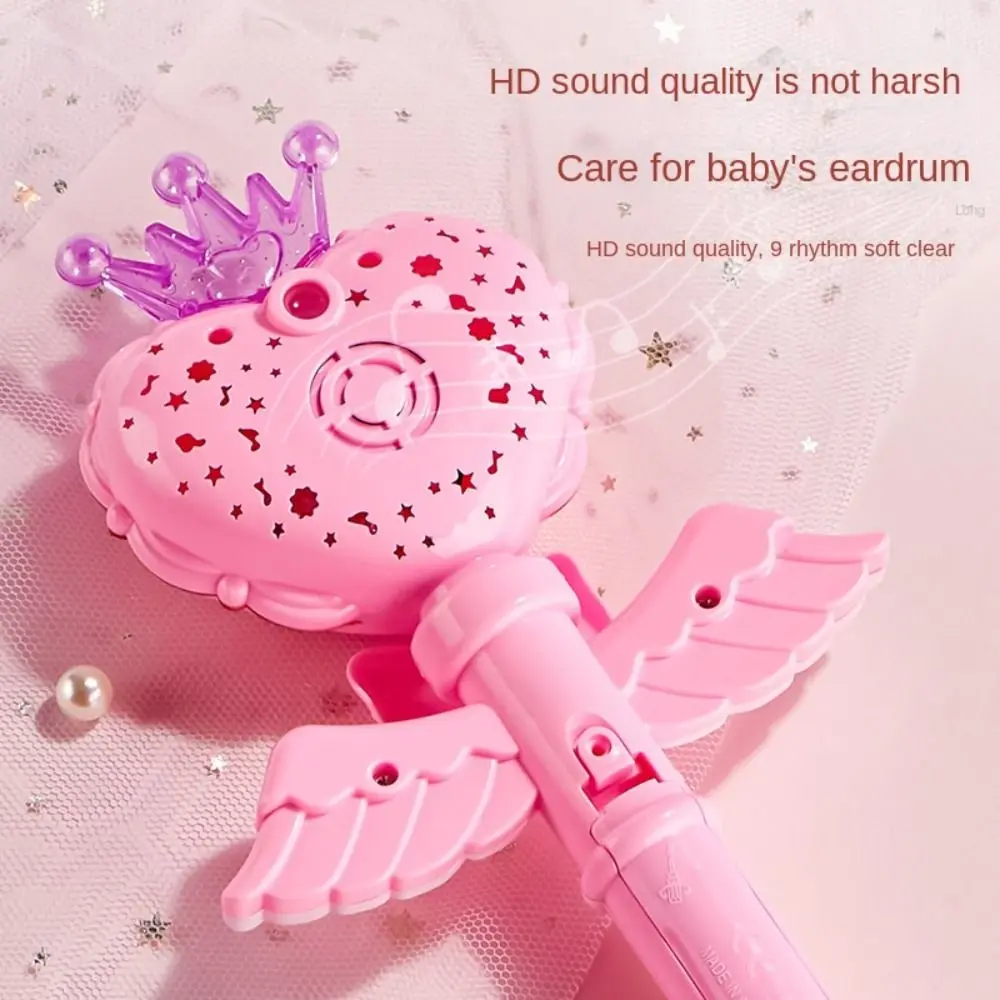 Luminous Cartoon Flashing Glow Stick Music Sound Flashing Glow Stick Colorful Cute Wand Fairy Cartoon Anime Toys Halloween Toys