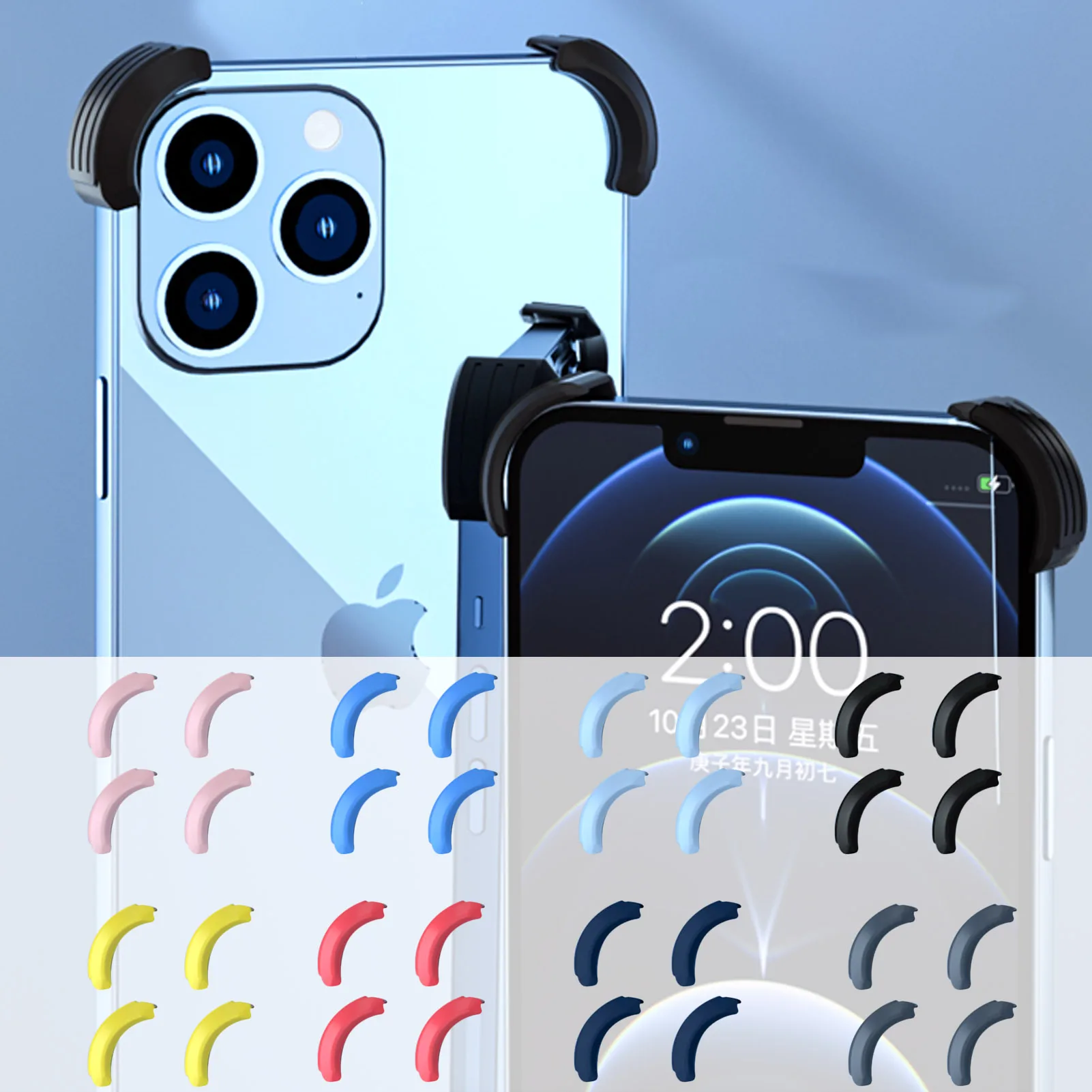 4 Pcs Coner Cover Phone Edge Frame Protective For IPhone 13 13 Pro Max Corner Guard Protector Anti-drop Thick Shockproof Coners