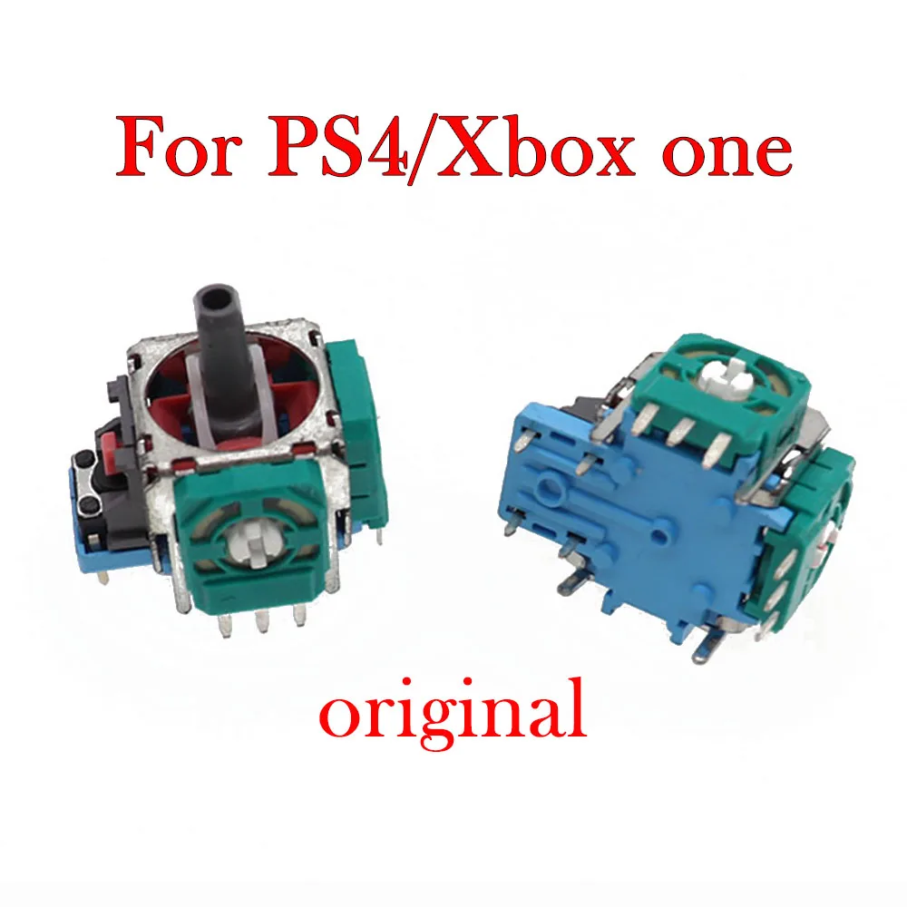 XOXNXEX 2 قطعة الأصلي 3Pin ثلاثية الأبعاد الروك عصا تحكم تناظرية ثلاثية الأبعاد وحدة الاستشعار ل PS5 PS4 تحكم إصلاح أجزاء