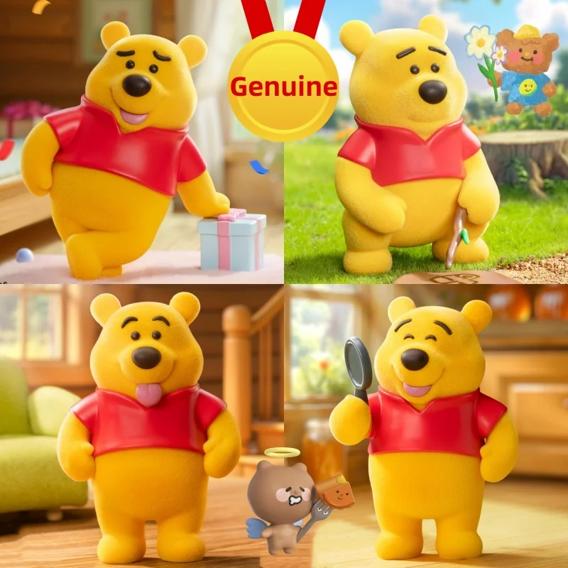 

Genuine 52toys Disney Winnie The Pooh Funny Faces Series Blind Box Cute Winnie Figure Desk Decor Surprise Box Birthday Toy Gift