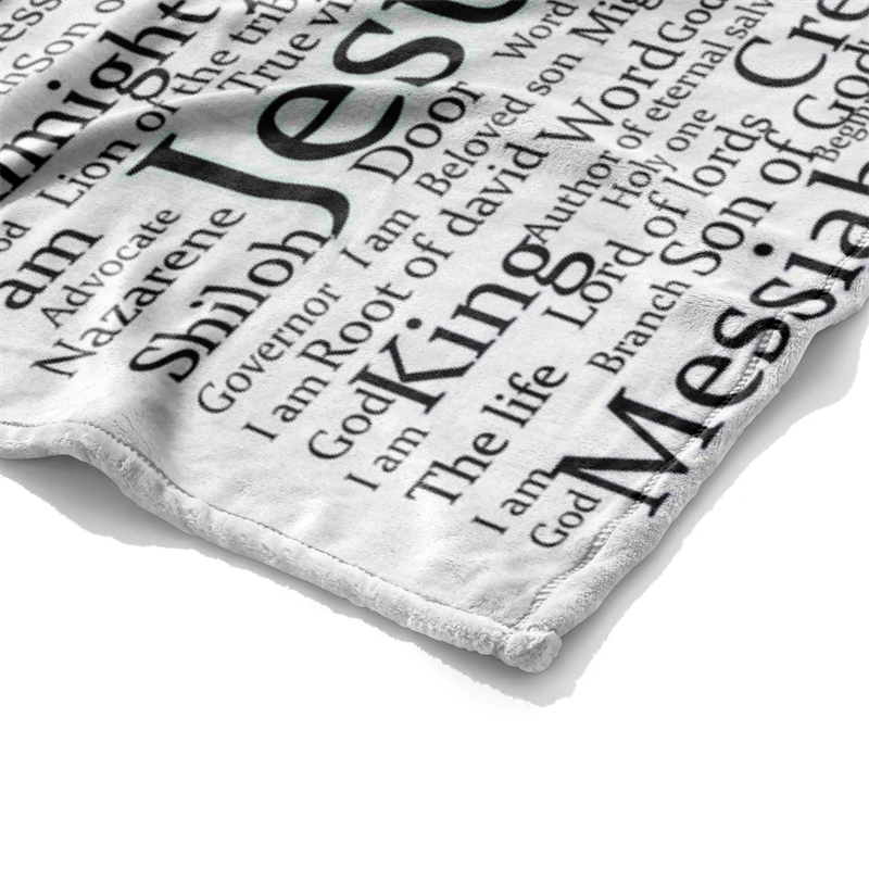 Aertemisi The Names of Jesus Pet Blanket for Small Medium Large Dog Cat Puppy Kitten Couch Sofa Bed Decor