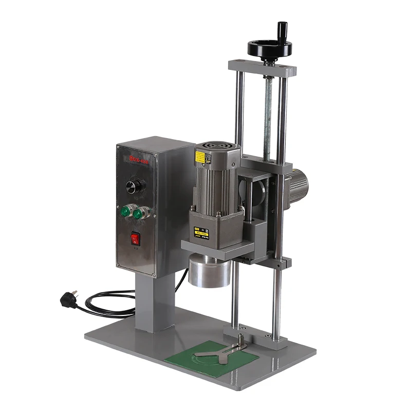Máquina Selladora de Tapas de Vidrio DXX-450, Máquina Tapadora de Botellas Portátil, Máquina Tapadora de Viales Automática