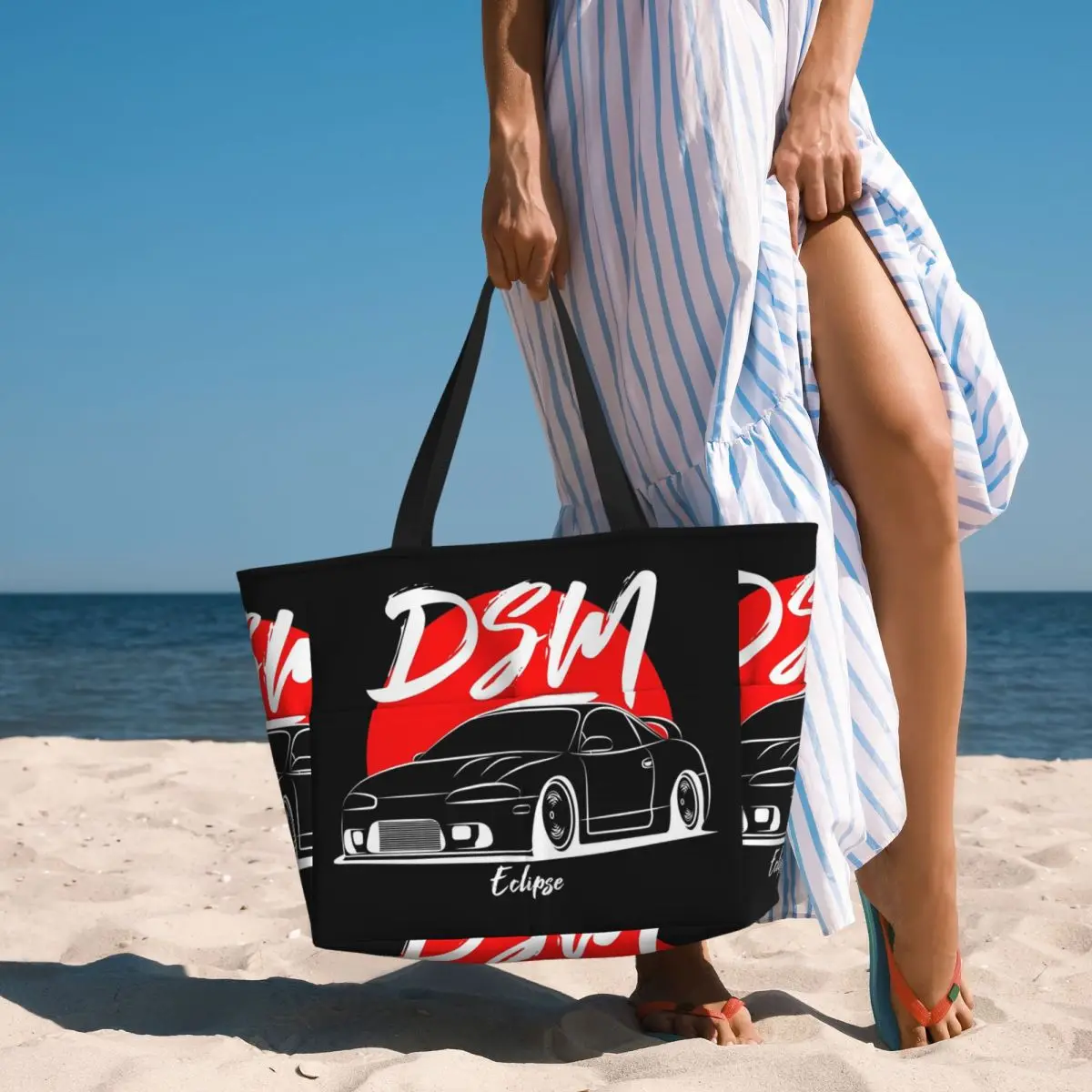2G Eclipse DSM Beach Tote Bag Sport Gym Yoga Duffle Large Tote Bag Women Travel Bag Fitness bag