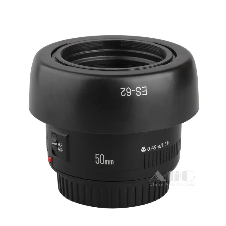 Kamera Objektiv Haube ES-62 Gewinde Halterung Für Canon EF 50mm f/1,8 II 52mm Objektiv