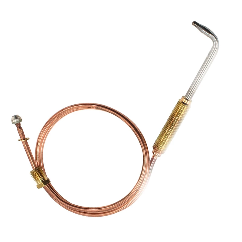 2023 Elbow 670Mm Gas Stove Thermocouple Heater Part Universal Fireplace Replacement Kit Digital Temperature Controller