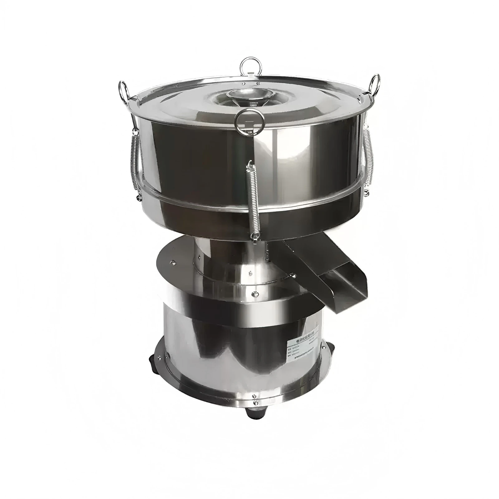 소형 자동 테이블탑 진동 체질기, 빵가루 테이블 밀가루 흔들기 간식 장비용