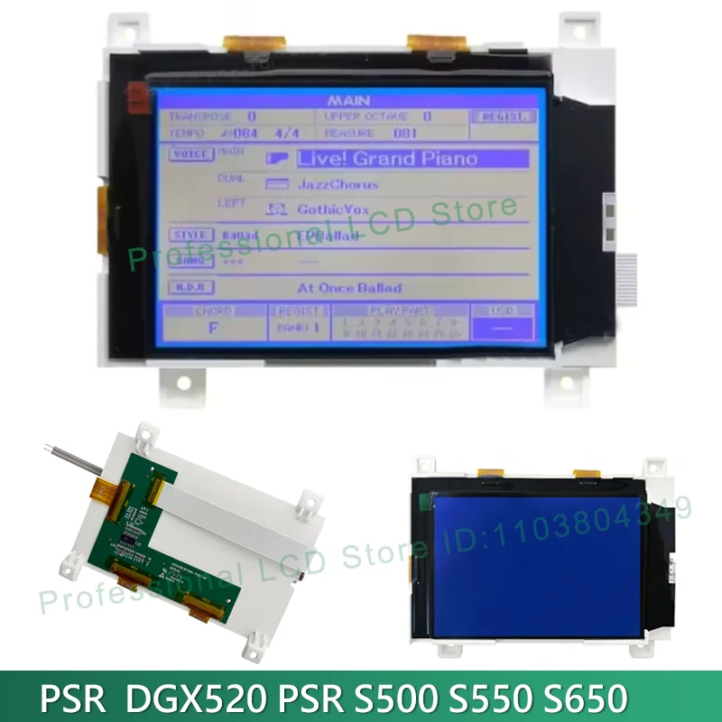 new-lcd-display-screen-for-dgx520-dgx620-ypg620-ypg625-dgx630-dgx640-psr-s500-s550-s650-mm6-mm8-hjdj5428-320240b3ff0wa-cpv401