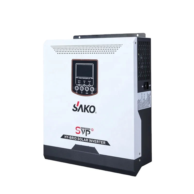 Best price SAKO SVP 50A PWM solar charge 1KW 2KW 3KW model single Phase inverter efficient for home system 230vac