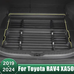 Scatola del bagagliaio dell'auto scatola di immagazzinaggio dei pneumatici di ricambio accessori del supporto del carico per Toyota RAV4 XA50 2019 2020 2021 2022 2023 2024 RAV 4 Hybrid