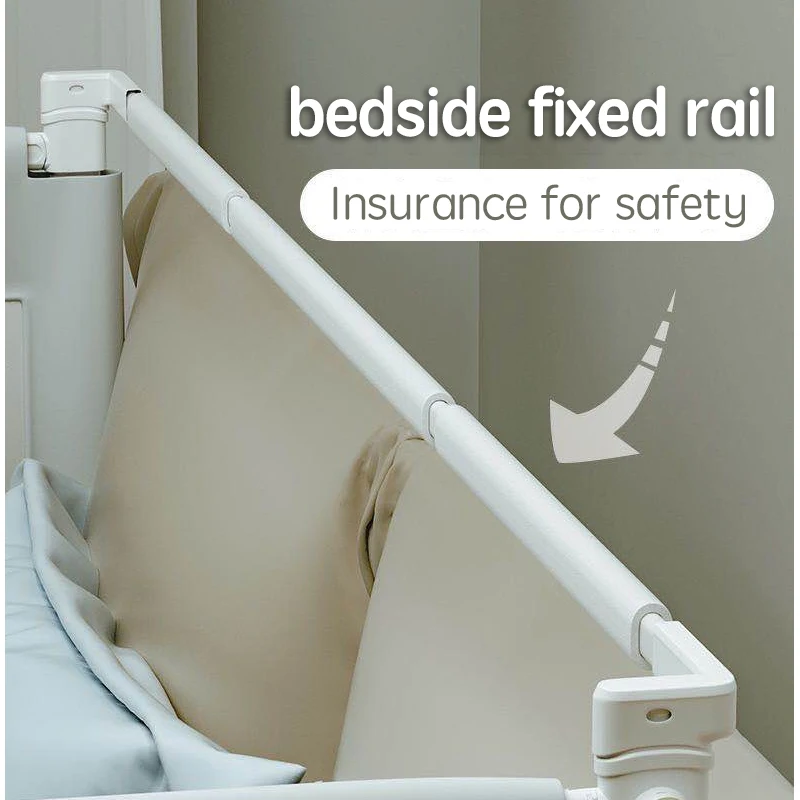 Accessoires pour balustrade de lit, tige de fixation en frêne, remplissage d'écart pour colonnes, ceinture de sécurité pour installation de rail de lit