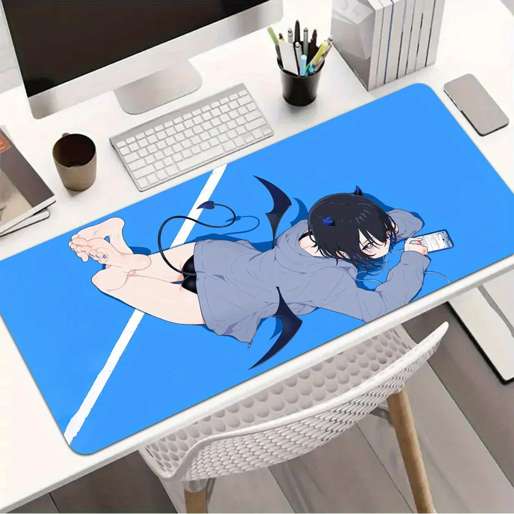 mouse-pad-gamer-menina-demonio-com-fundo-azul-tapete-de-mesa-grande-antiderrapante-com-estampa-de-anime-fofo-para-gamers-e-home-office