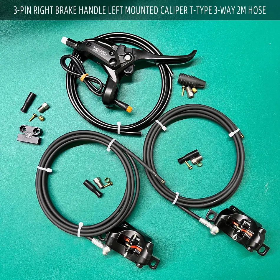 NFOX GT03 elektrische driewieler dubbele hydraulische remrijaccessoires GT07N remhendel remklauw bevestigingsapparaat systeemaccessoires
