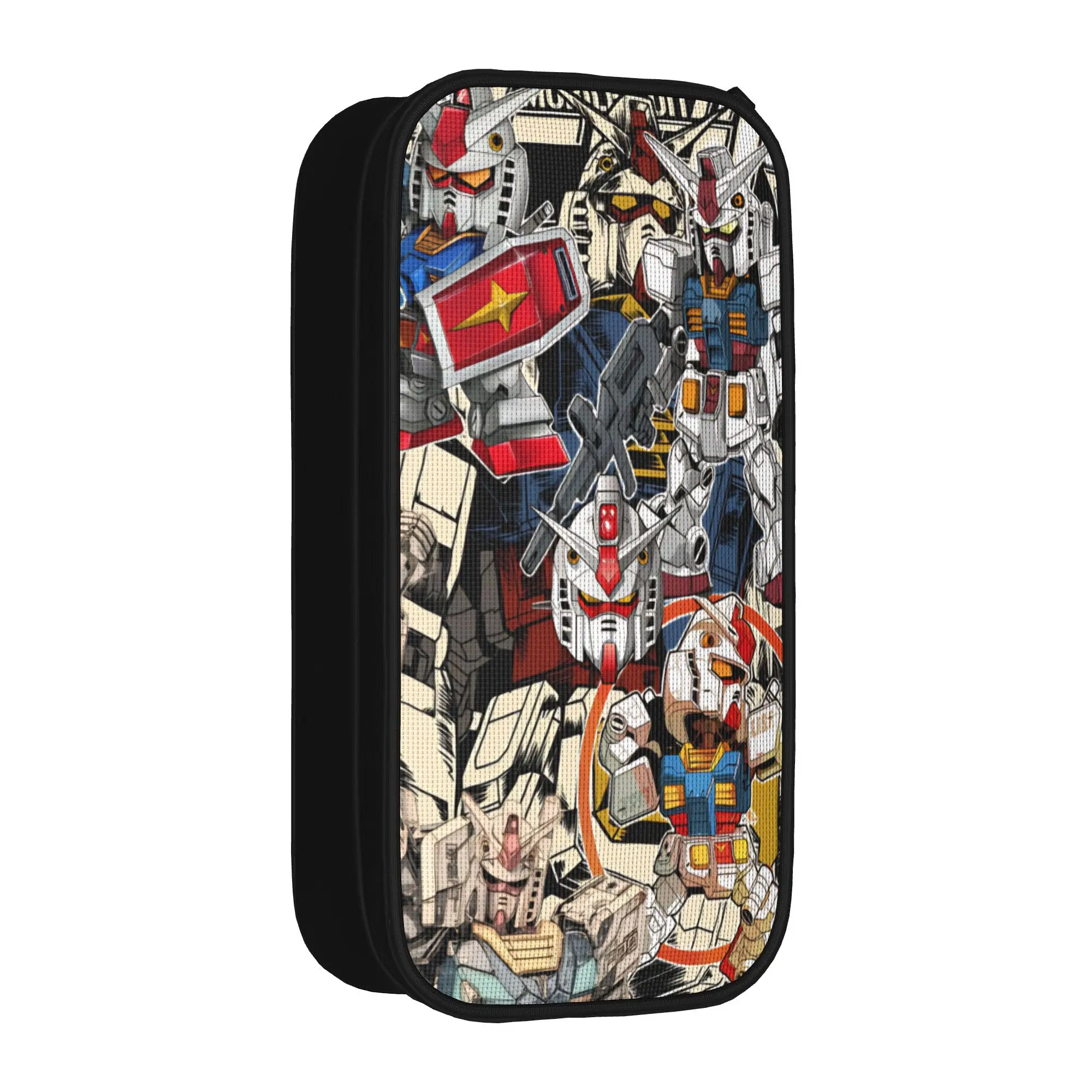 mobile suit gundams Accessories Pen Box Large-capacity For School  Pencil Bag Suprise Gift