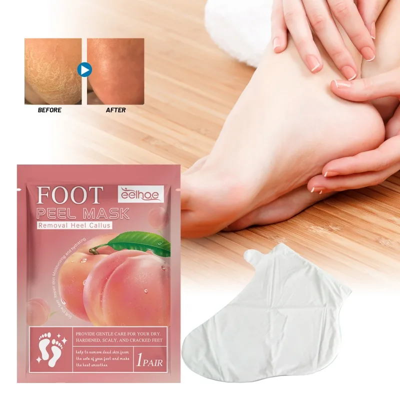 Pair Exfoliating Feet Mask Exfoliating Foot Peel Mask Socks Pedicure Peeling Dead Skin Remover Feet Mask Peel Moisturizing Care