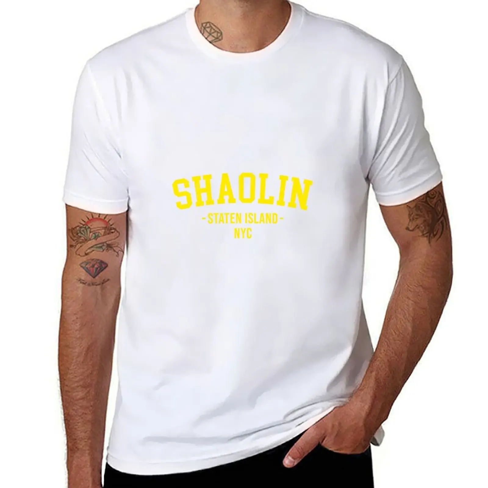 

Retro 90s Hip Hop Hoodie - Shaolin Staten Island NYC T-Shirt t shirt for man 100 percent cotton cotton t shirt pack T-Shirt