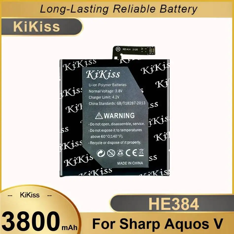 

Аккумулятор мобильного телефона для Sharp Aquos V HE384, надежная замена 3800 мАч