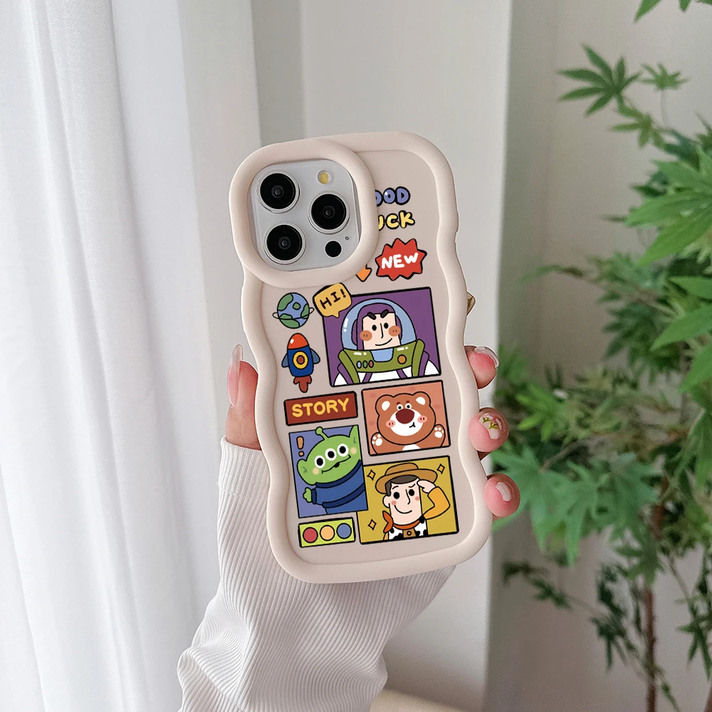 Toy Story Buzz Lightyear  Phone Case for Samsung S24 S23 S22 S21 FE Ultra J7 Pro Prime 5G Candy Color Soft Silicone TPU Cover image 5