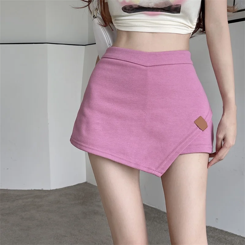 High Waist Irregular Slim Skirt Women Summer Korean Style Niche Black Hip Miniskirt Stretch Tight Sexy Skirts Girl Female 202272