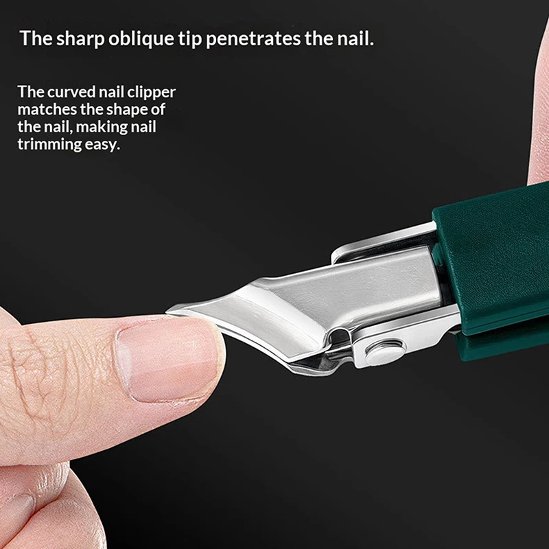 مكافحة سبلاش مسمار كليبرز الفولاذ المقاوم للصدأ نام أظافر إهاب القاطع قطري كماشة المنزلية مسمار المتقلب أدوات مانيكير