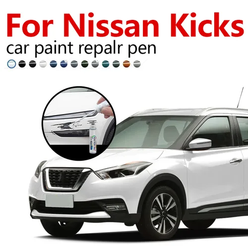 Pluma reparadora de pintura, eliminador de arañazos, accesorios para automóviles DIY, negro, blanco, gris, plata, naranja, rojo para Nissan Kicks 2017-2025 P15