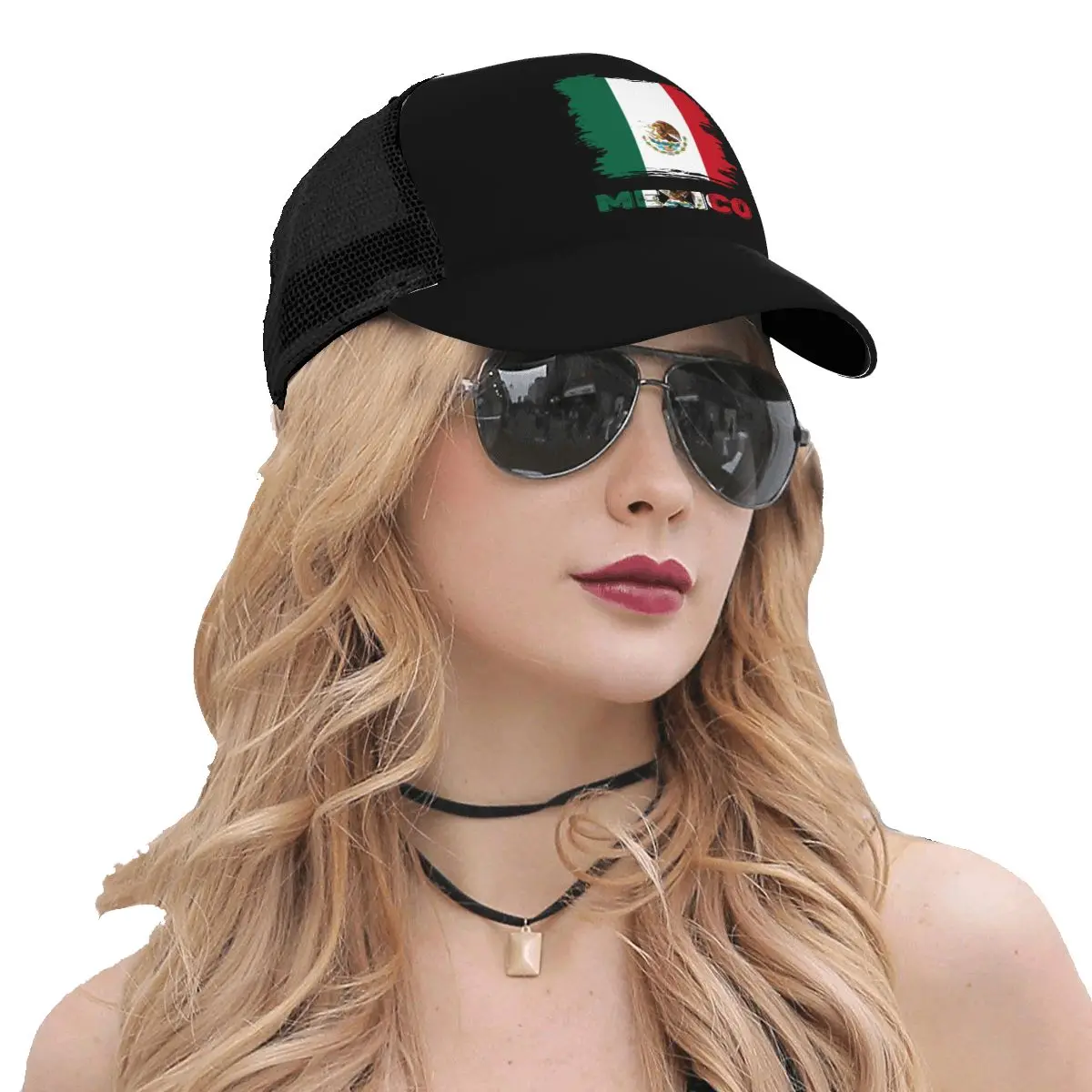 Unisex Cap Casual Mesh Baseball Cap Vintage Mexico Michoacan Mexican Flag Adjustable Snapback Hat For Hip Hop Trucker Cap