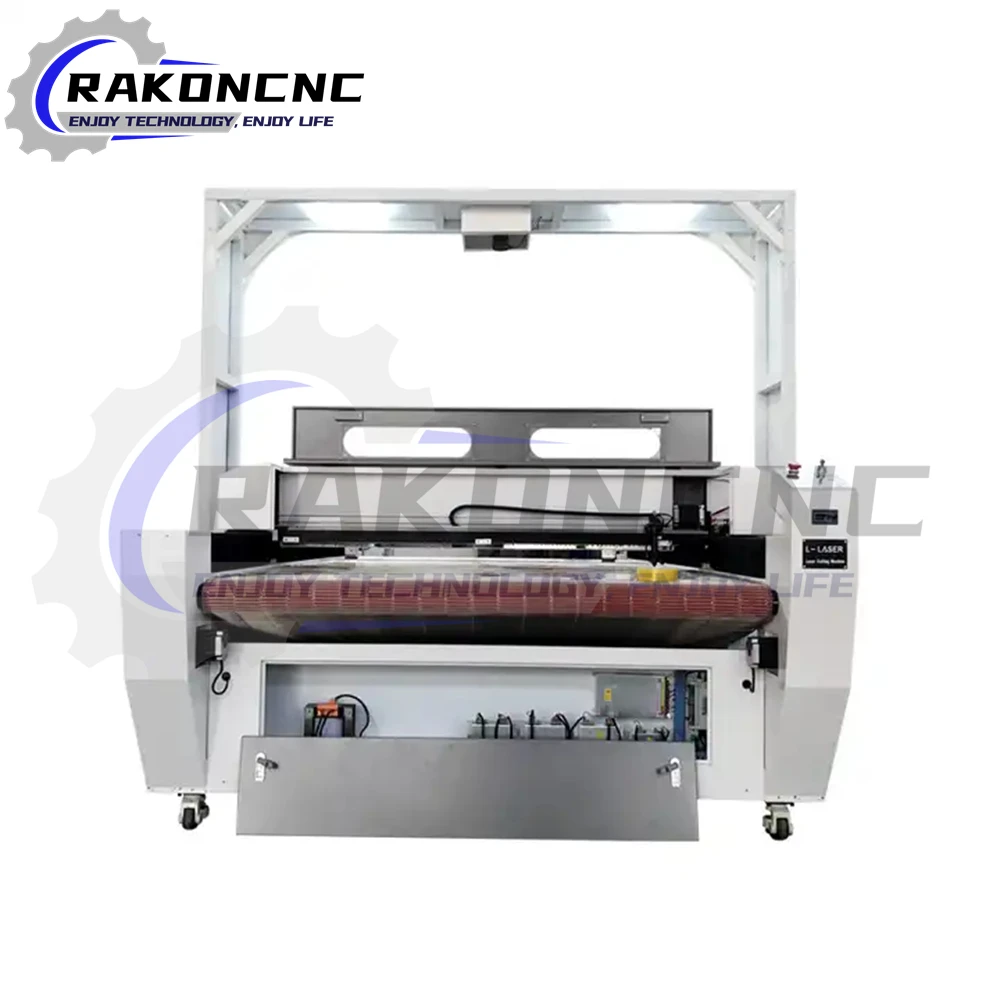 Mesin grafir Laser ป้อนอัตโนมัติ Co2 1390 1325 80W 100W 130W สำหรับตัดไม้พลาสติกอะคริลิค