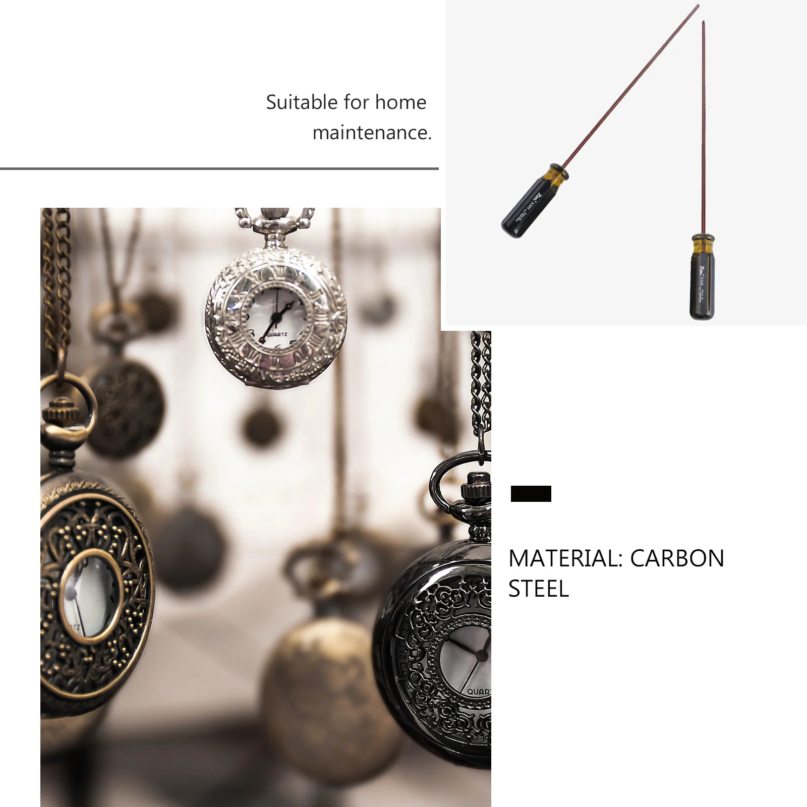 

2pcs Slotted Flathead Screwdriver Magnetic Ratchet Dual Purpose Hand Tool For Home Repair Electronics Maintenance