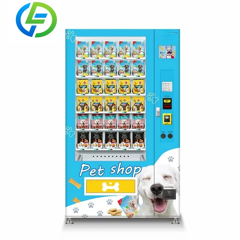 Customize Pet Food/Snacks/Condom Vending Machine for Commercial Vending Pet Food Vending Machine