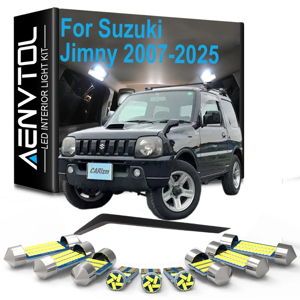 LED Interior Reading Trunk Light Bulb Kit For Suzuki Jimny 2007- 2017 2018 2019 2020 2021 2022 2023 2024 2025 Accessories