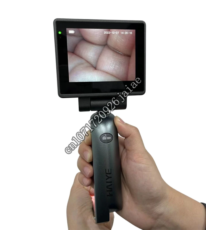 Medical imaging equipment Portable 3.5 Inch Touch Screen disposable video laryngoscope with Blades